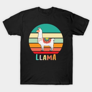 Vintage Retro Llama T-Shirt